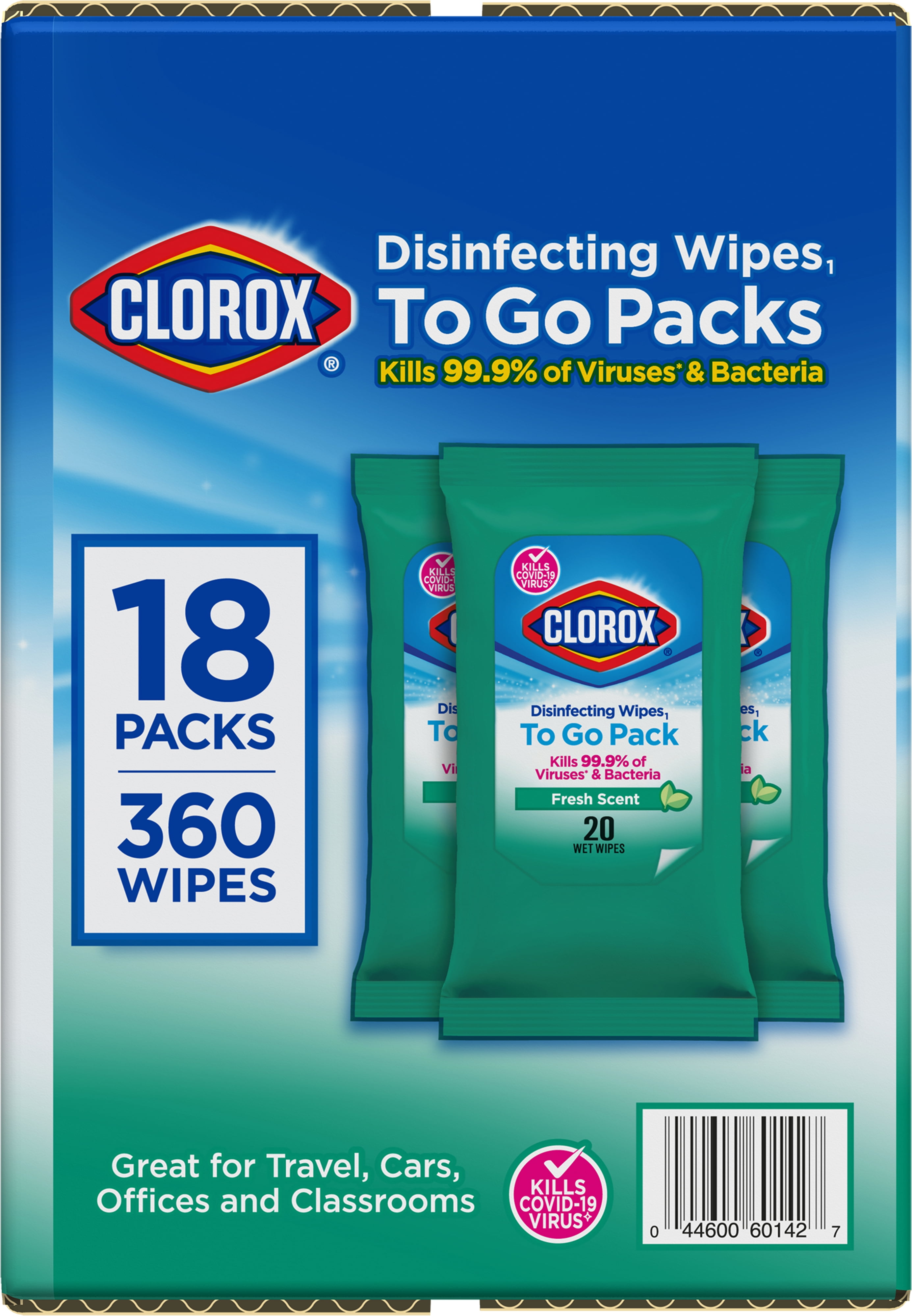 Clorox Disinfecting Wipes, Fresh, 20 Count (18 Pack)