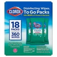 Clorox Disinfecting Wipes, Fresh, 20count, 18pack Total 360 Wipes