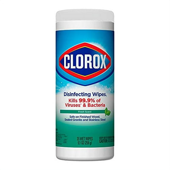 Clorox Disinfecting Wipes Fresh Scent - Disposable Household Cleaning Wipe - 35 Count