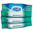 thumbnail image 1 of (3 pack) Clorox Disinfecting Cleaning Wipes Flex Pack, Bleach Free, Fresh Scent, 75 Count, 1 of 10