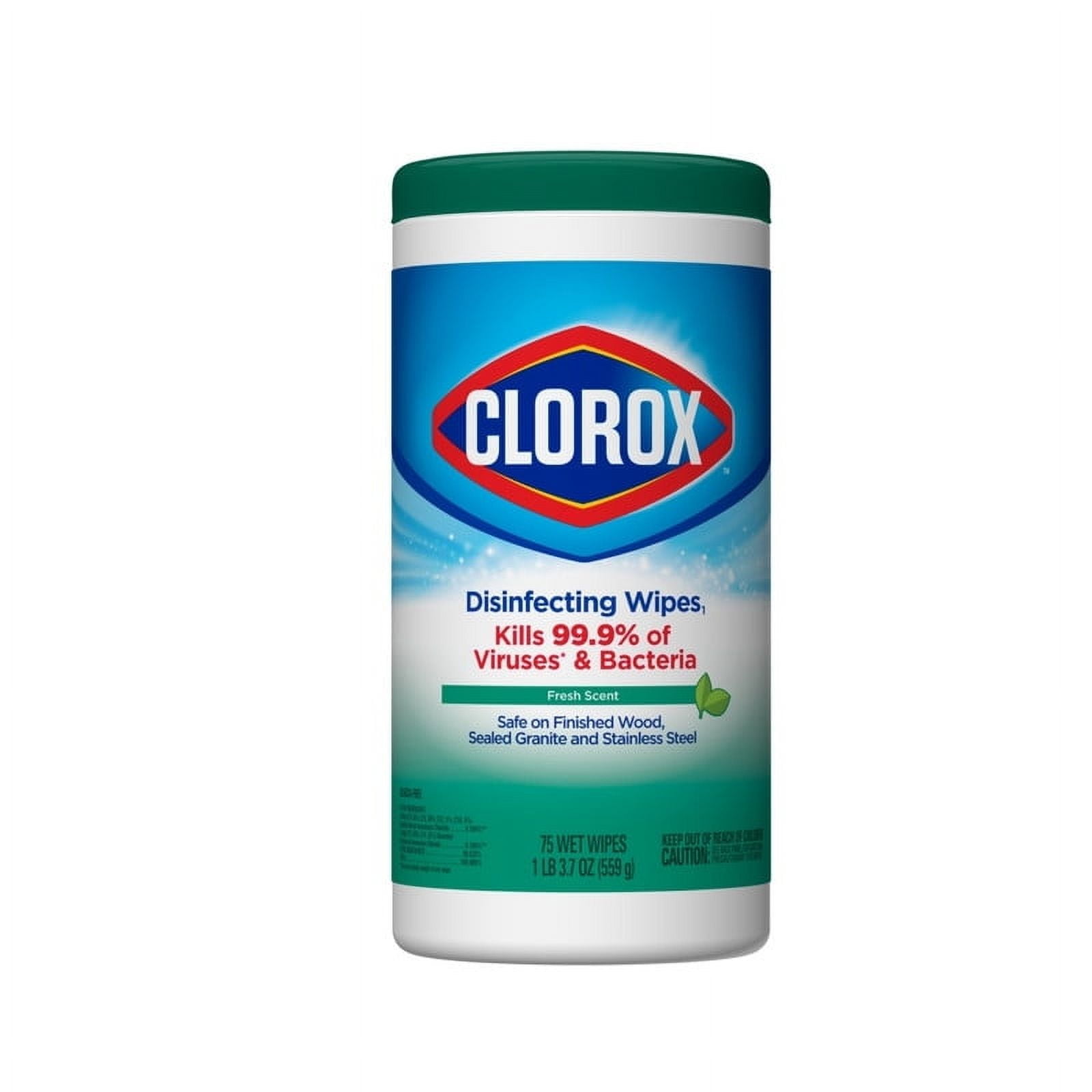 Clorox Fresh Scent Disinfecting Wipes, 75 Count 2-Pack