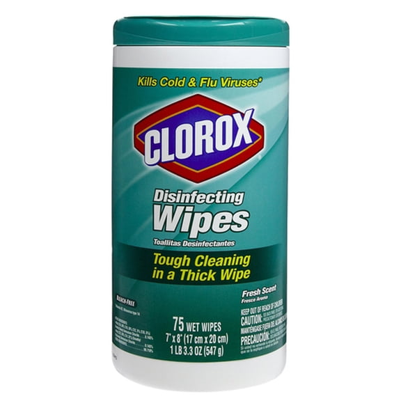 Clorox Disinfecting Wipes Fresh Scent (Pack of 12)