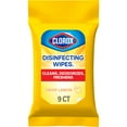 thumbnail image 1 of Clorox Disinfecting Wipes On The Go, Bleach Free Travel Wipes - Citrus Blend, 9 ct, 1 of 12