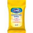 thumbnail image 1 of Clorox Disinfecting Wipes On The Go, Bleach Free Travel Wipes - Citrus Blend, 9 ct, 1 of 12