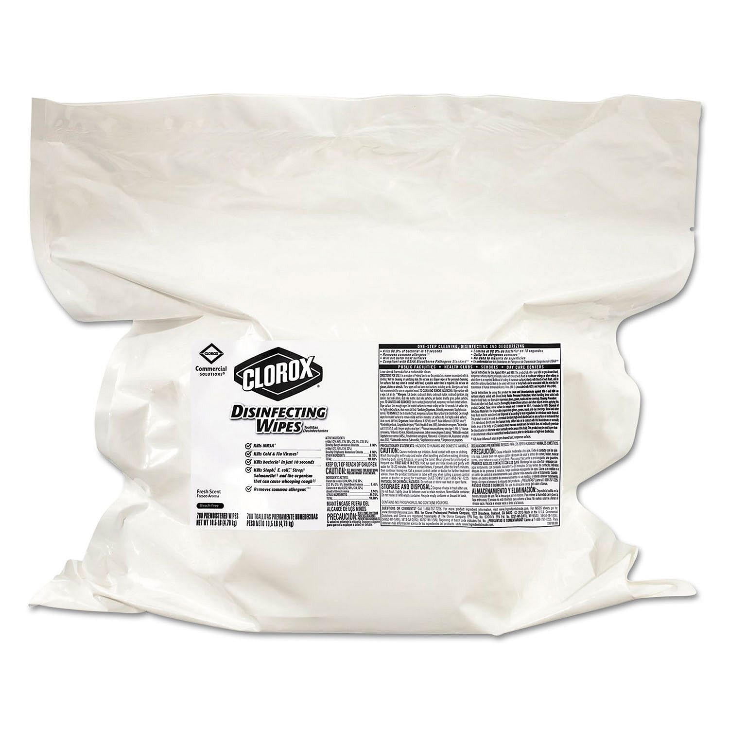 Clorox Disinfecting Wipes Refills, Fresh Scent (2Pk.,1400 Wipes)
