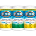 thumbnail image 1 of Clorox Disinfecting Wipes Value Pack, Bleach Free Cleaning Wipes, 100 Ct, Pack of 3, 1 of 9