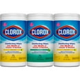 thumbnail image 1 of Clorox Disinfecting Wipes Value Pack, Cleaning Wipes, 75 Count Each, Pack Of 3 (Package May Vary), 1 of 3