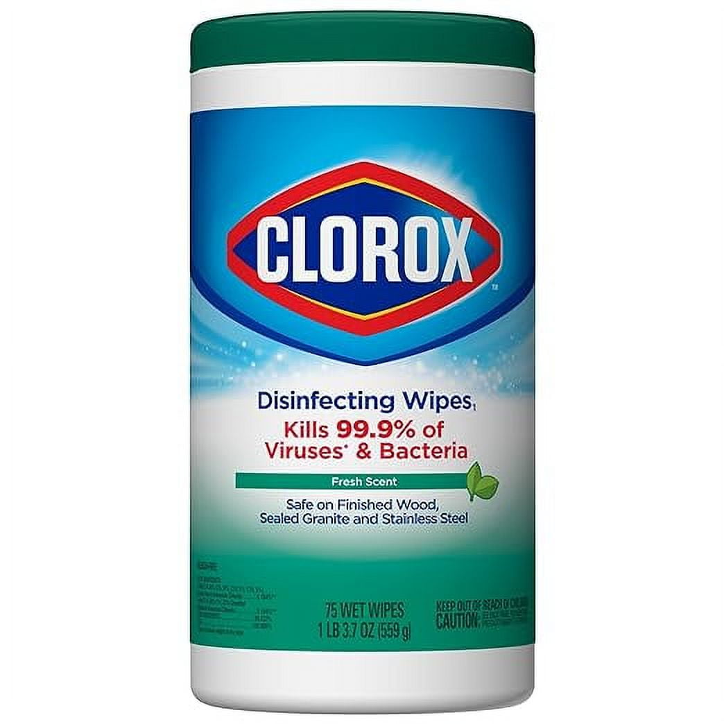 Clorox Disinfecting wipes Fresh Scent 75 Ea 6 Pack