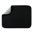 thumbnail image 1 of Clorox Dish Drying Mat, Absorbent Microfiber, 50% Recycled for Kitchen, 15" x 20" Black, 1 of 11