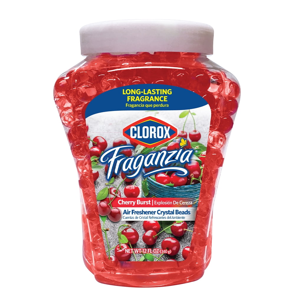 Clorox Fraganzia Air Freshener Crystal Beads, Cherry Burst, 12 Oz