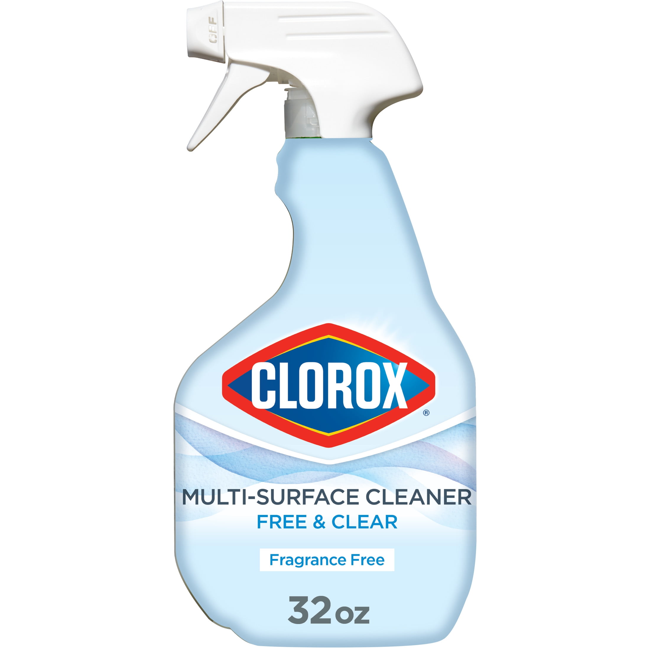 Clorox Free & Clear Multi Surface Cleaner, Spray Bottle, Fragrance Free, 32 fl oz
