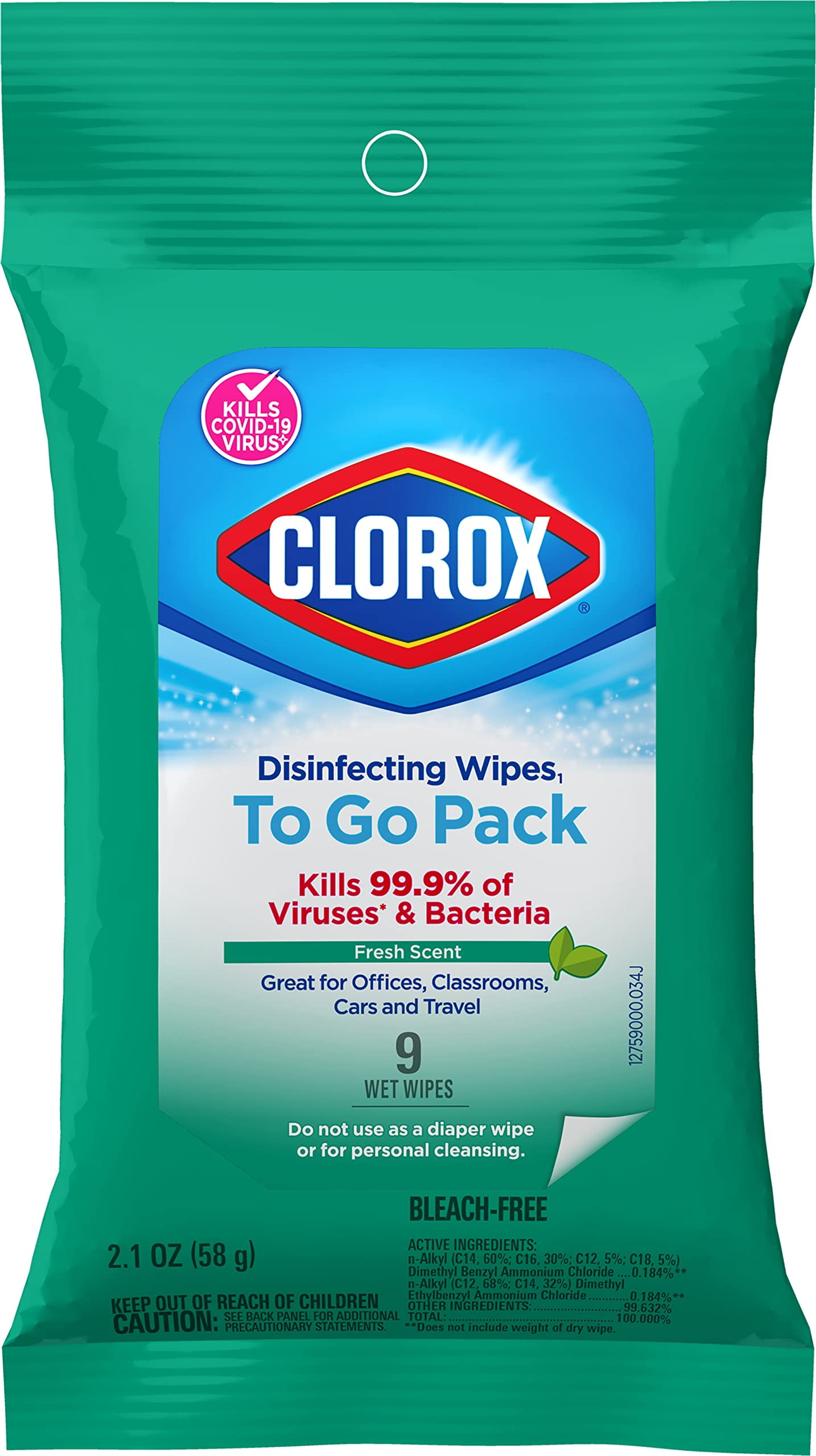 Clorox, Fresh Scent Disinfecting Wipes (Pack of 32)