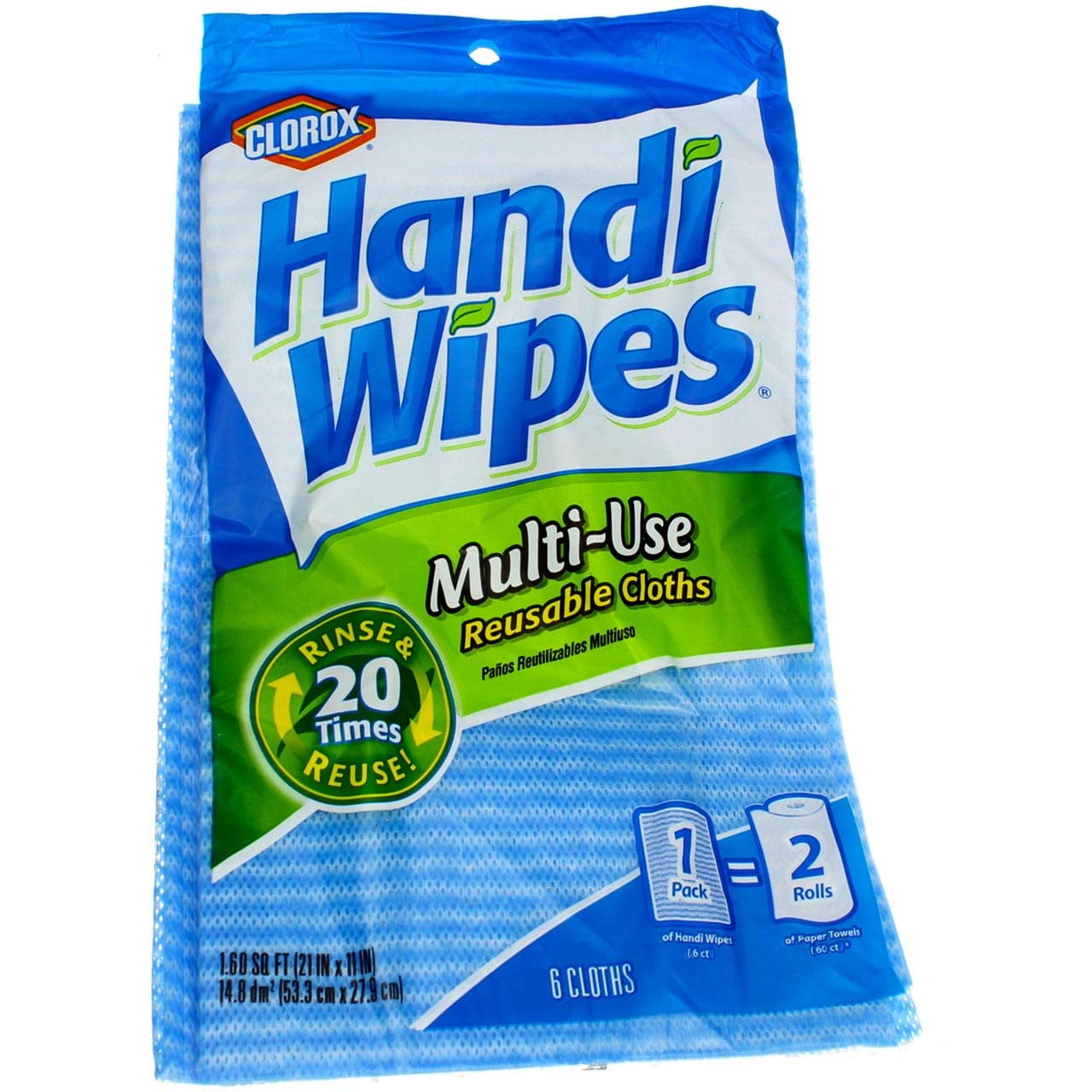 Clorox Handi Wipes Multi Use Reuable Cloth, 6 Wipes