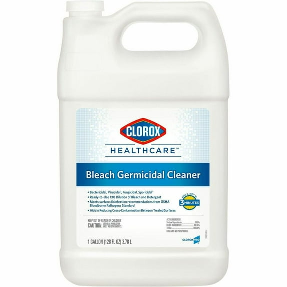 Clorox Healthcare Bleach Germicidal Cleaner Refill, 128 fl oz