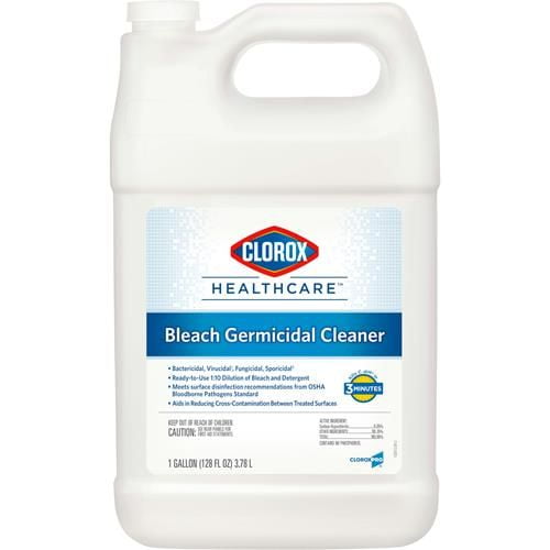 Clorox Healthcare Bleach Germicidal Cleaner Refill, 128 Fl Oz (Package May Vary) Packaging May Vary