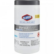 Clorox Healthcare VersaSure Disposable Household Cleaning Cloths & Wipes Canister with 85 Wipes