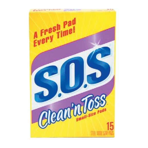 Clorox/Home Cleaning S.O.S. Clean 'n Toss Scouring Pad - Single Pack