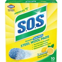 Clorox/Home Cleaning S.O.S. Soap Scouring Pad - Pack of 10