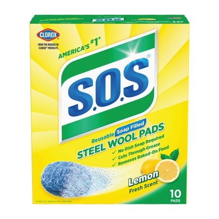 Clorox/Home Cleaning S.O.S. Soap Scouring Pad - Pack of 20