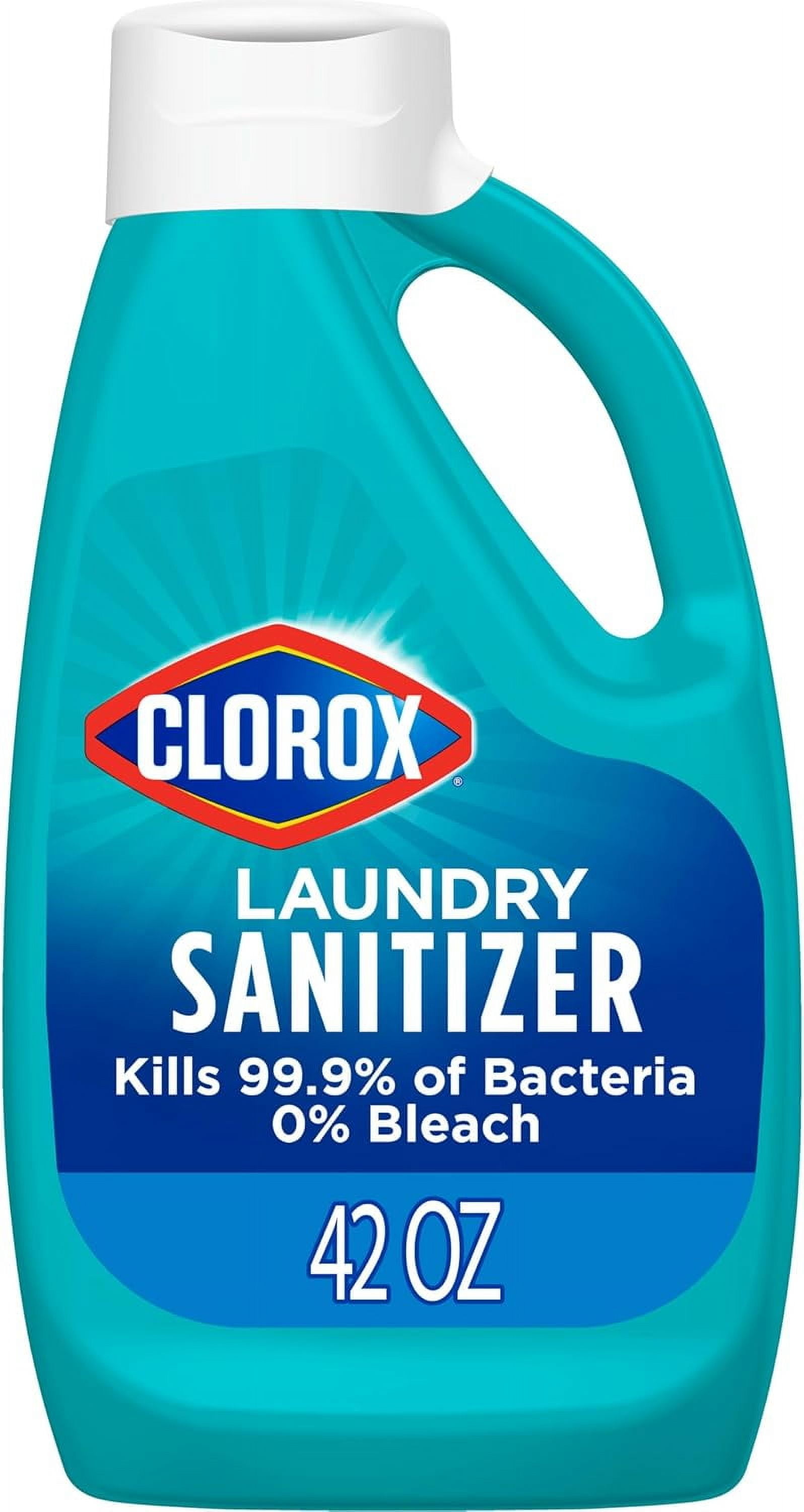 Clorox Laundry Sanitizer, 0% Bleach, Color Safe, Clean Linen, 42 Fluid Ounces (Pack May Vary)--Packaging May Vary