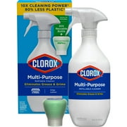 Clorox Multi-Purpose Cleaner System Starter Kit 1 Bottle and 1 Refill, Crisp Lemon, 1.13 fl oz