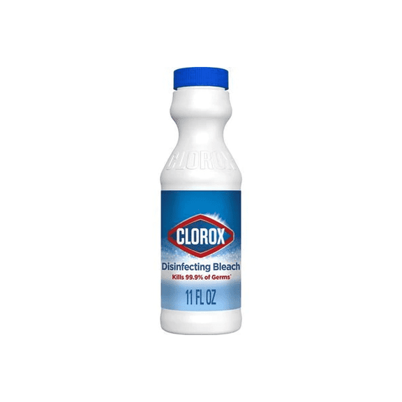 Clorox Original Disinfecting Bleach, Concentrated Cleaner & Whitener, 11 fl oz