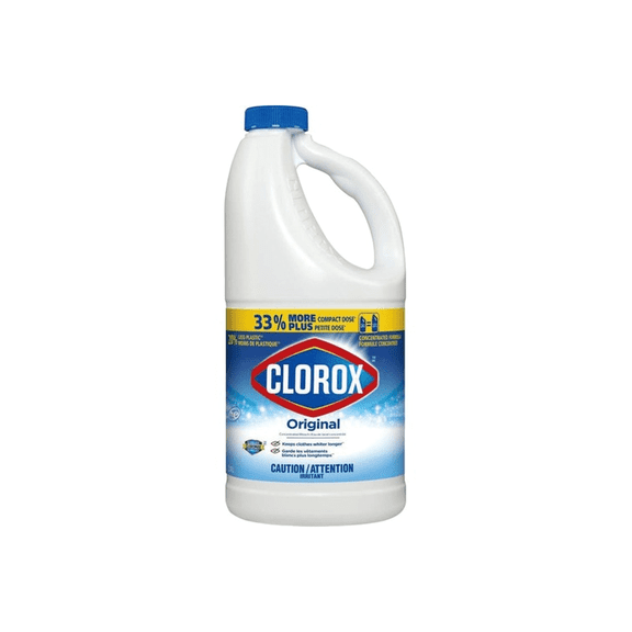 Clorox Original Bleach81.2floz Concentrated Disinfecting Bleach for Laundry & MultiSurface Use