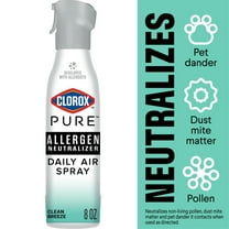 Clorox PURE Allergen Neutralizer Daily Air Spray, Clean Breeze, 8 Ounces