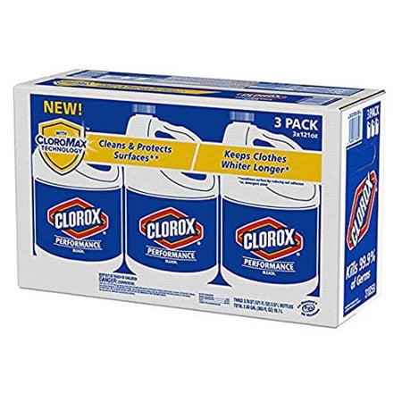 Clorox Performance Bleach, 121 oz, 3 ct