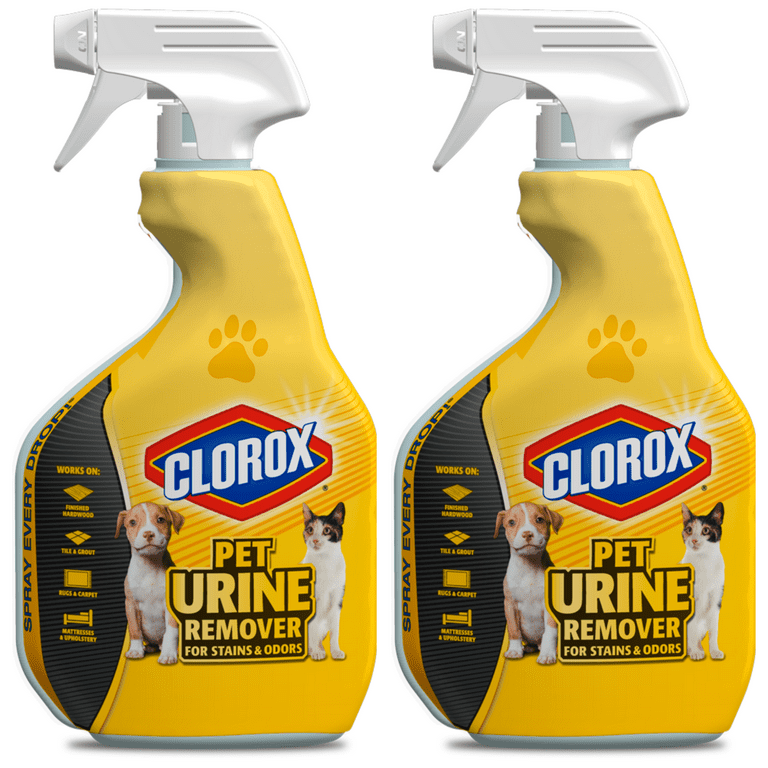 Clorox Pet Urine Remover for Stains and Odors 24 OZ. 2 Pack