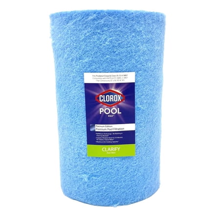 Clorox Platinum Edition Premium Pool Filter | Replacement for Predator 75, Pentair Clean & Clear 75, Unicel C-9407, Pleatco PAP75-4, Filbur FC-0685, and More | 75 sq ft eq Meltblown Filter Media