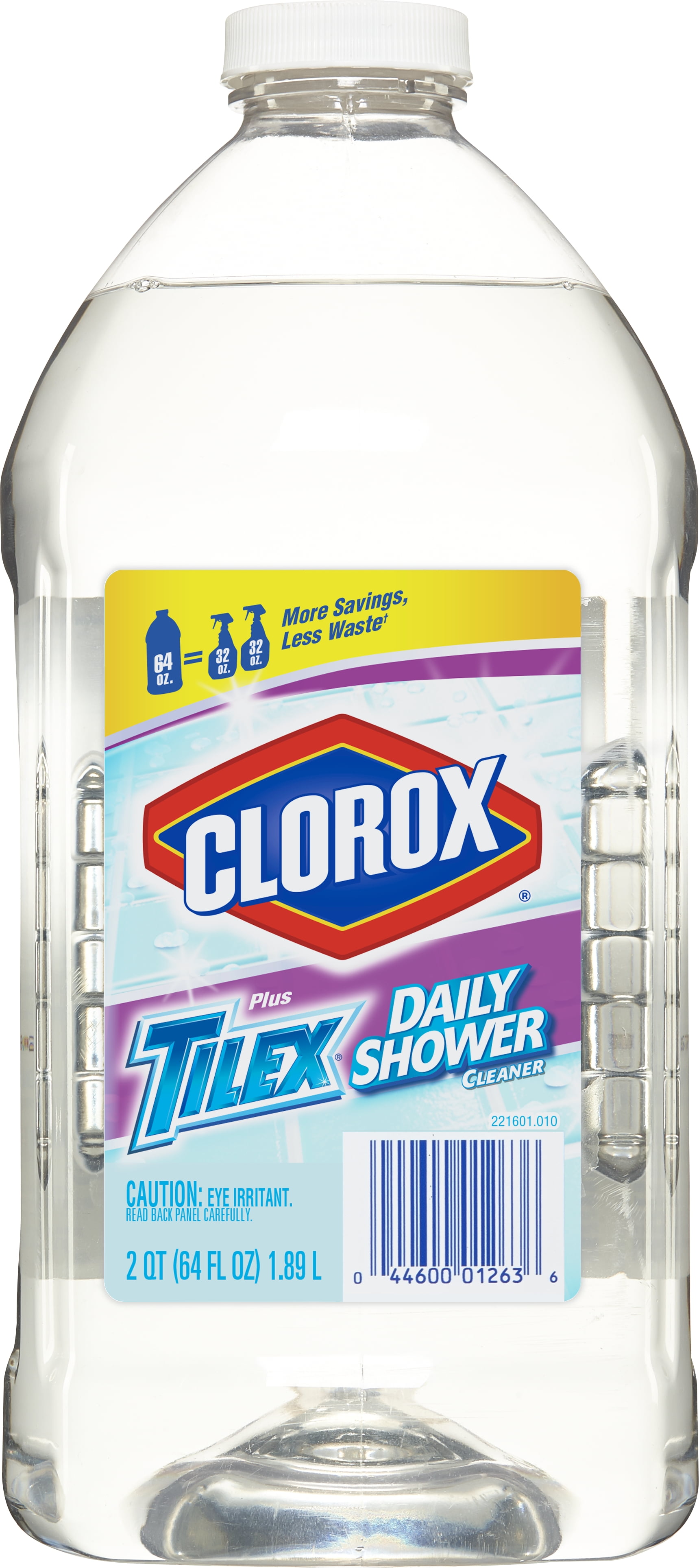 Clorox Plus Tilex Daily Shower Cleaner, 64 Ounce Refill Bottle, Tub and