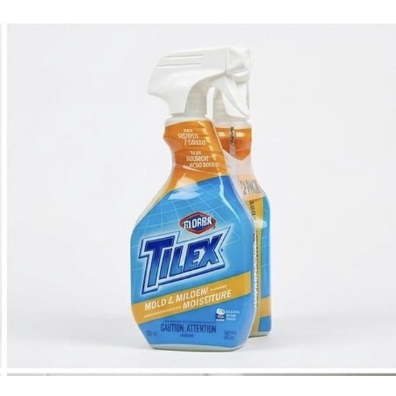 Clorox Plus Tilex Mold & Mildew Remover and Stain Cleaner with Bleach Spray, 32 oz (Pack of 2)