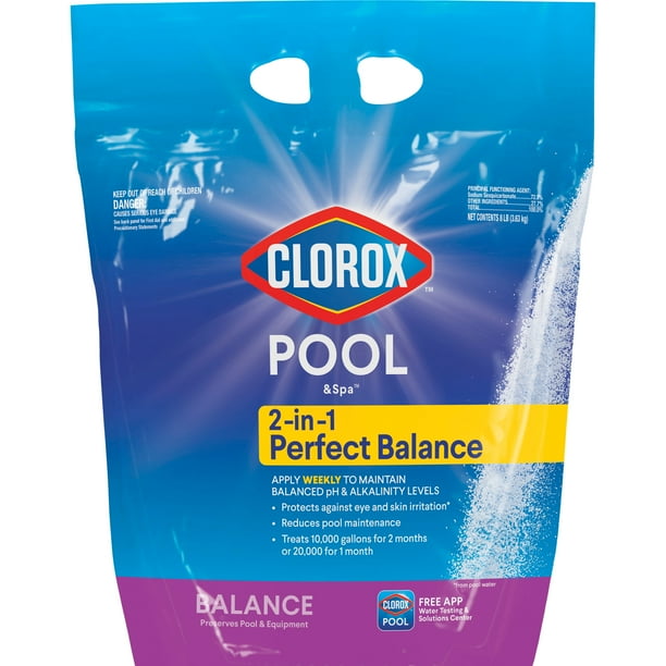 Clorox Pool&Spa 2in1 Perfect Balancer Granules, 8.5 lbs (for Use in
