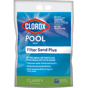Clorox Pool&Spa 25 lb Filter Granular Sand Plus Pool Clarifier Chemicals Granules for Swimming Pool Use