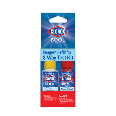 Clorox Pool&Spa 3-Way Reagent Refills for Swimming Pool Water Testing, 1 Count, 0.5 fl oz