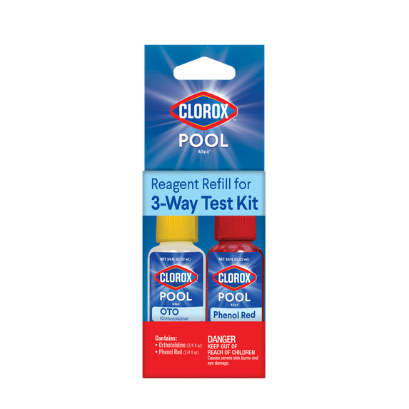 Clorox Pool&Spa 3-Way Reagent Refills for Swimming Pool Water Testing ...
