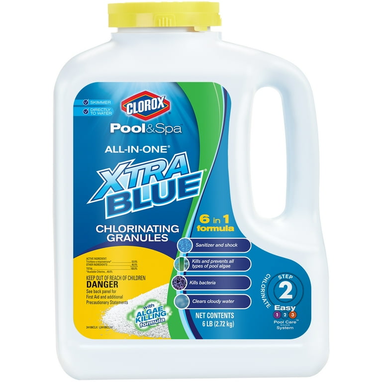 Pool Chemical Clorox Blue Chlorinating top T