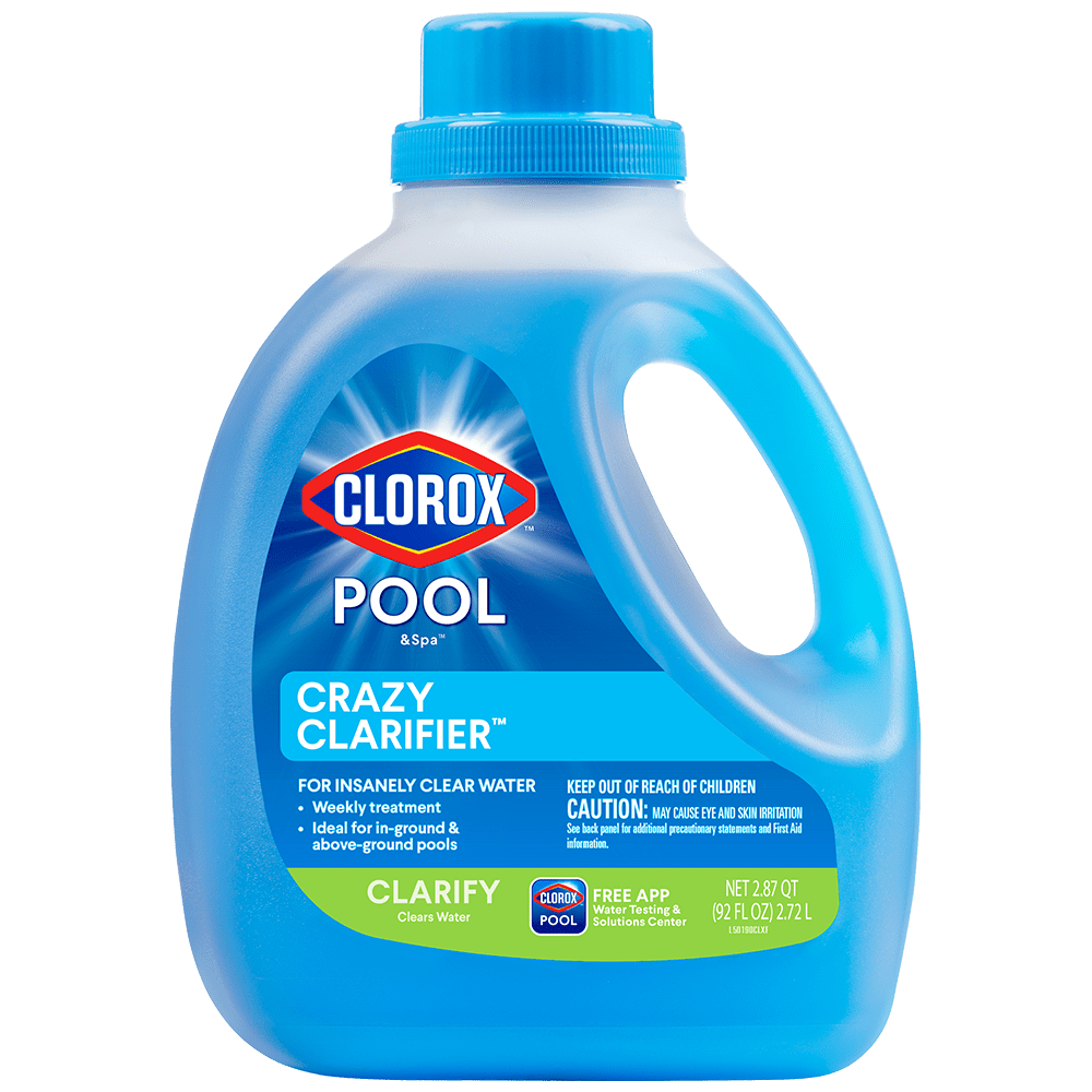 Clorox Pool&Spa Crazy Clarifier for Insanely Clear Pool Water, 92 fl oz
