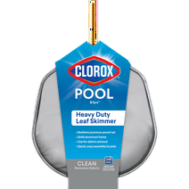 Clorox Pool&Spa Heavy Duty Metal Leaf Skimmer with Push & Click Quick Attachment For Use in Swimming Pools