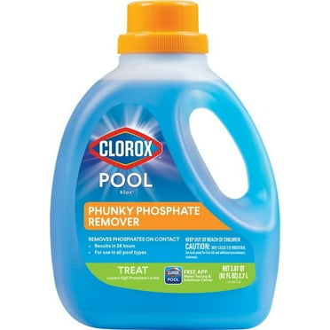 Clorox Pool&Spa Liquid Phunky Phosphate Remover Pool Clarifier Chemicals for Swimming Pools, 92 oz Bottle