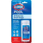 Clorox Pool&Spa, Multi-Use Smart Strips for Swimming Pool Water Testing, 30 Count, 0.05lb