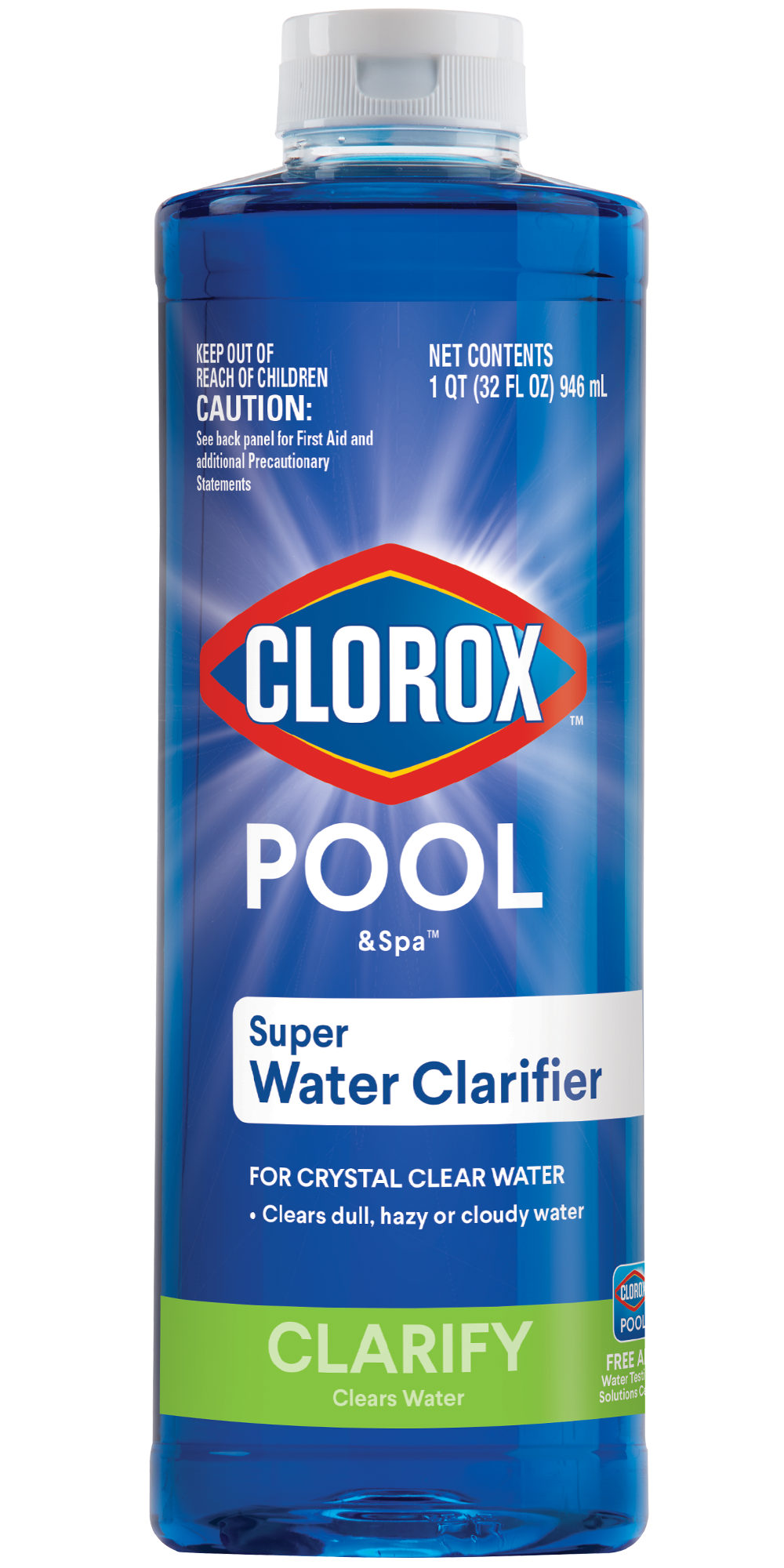 Robarb Super Blue Pool Water Clarifier, 32 Oz.