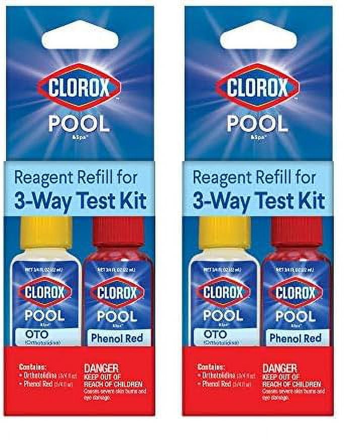 CloroxÂ® Pool&Spaâ„¢ Swimming Pool 3Way Water Test Kit Refill