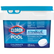 Clorox Pool&Spa XtraBlue 3 Chlorinating Tablets for Swimming Pools, 25lb