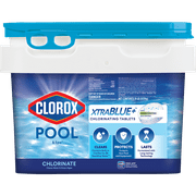 Clorox Pool&Spa XtraBlue 3-Inch Chlorinating Tablets, For Swimming Pool Use