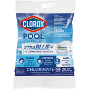 Clorox Pool&Spa XtraBlue+ 3" Chlorinating Tablets for Swimming Pools, 6oz