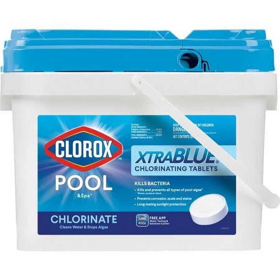 Clorox Pool&Spa XtraBlue Chlorinating Tablets 25 lb Bucket 3in Pool