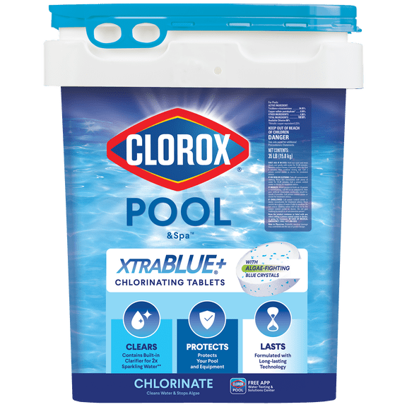 CLOROX™ POOL&SPA™ XTRABLUE® CHLORINATING TABLETS 35 LB