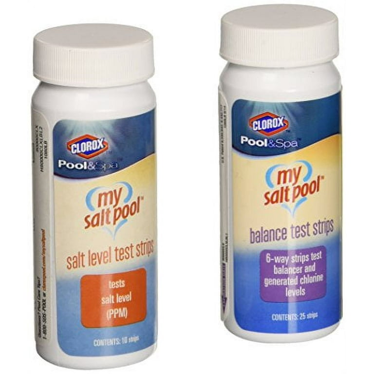 Clorox Pool and Spa My Salt Pool Saltwater Test Strips - Walmart.com